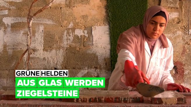 go to Grüne Helden: Aus Glasmüll werden ökologische Ziegelsteine