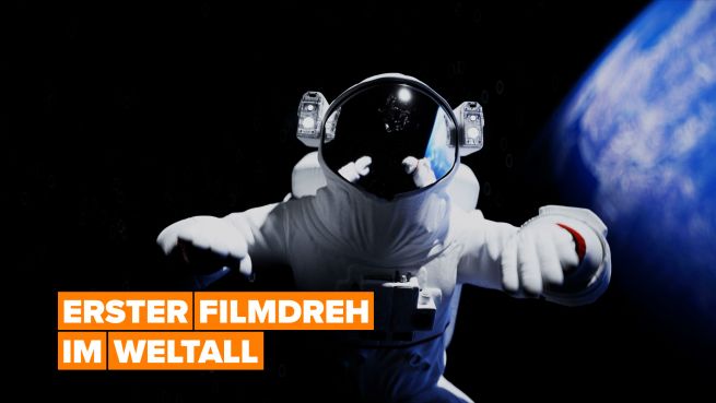 go to Erster Filmdreh im Weltall