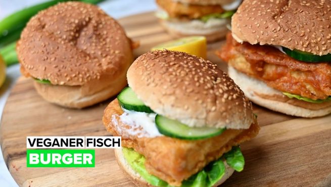 go to Veganer Fisch: Burger