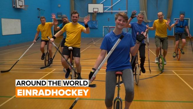 go to Around the world: Einradhockey – der Sport, bei dem doppeltes Geschick gefragt ist!