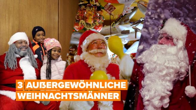 go to Hier sind drei außergewöhnliche Weihnachtsmänner, die dich aufheitern werden