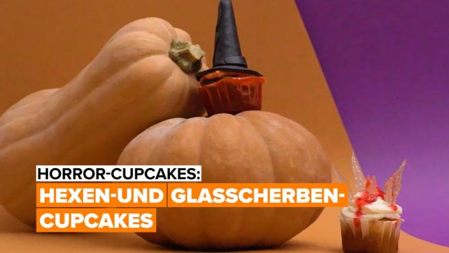 go to Horror Cupcakes: Hexen- und Glasscherben-Cupcakes