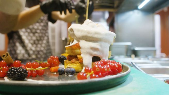 go to Insta Restaurant: Vegane Pancakes zum Dahinschmelzen