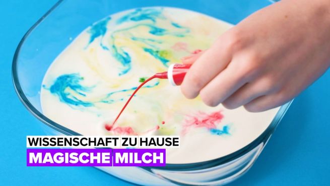 go to Wissenschaft zu Hause: Magische Milch