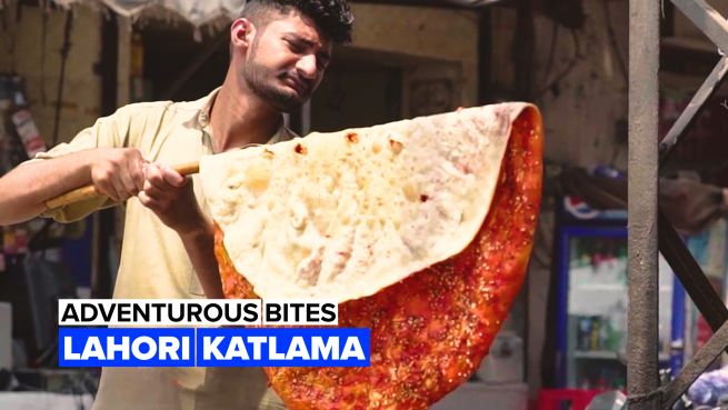 go to Adventurous Bites:  Lahori Katrama