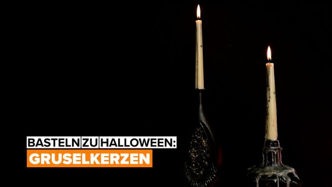 go to Basteln zu Halloween: gruselige Kerzenhalter