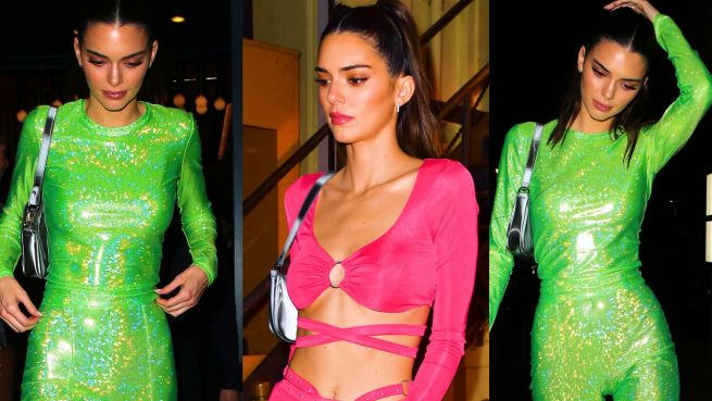 go to Kendall Jenner im Neon-Fieber