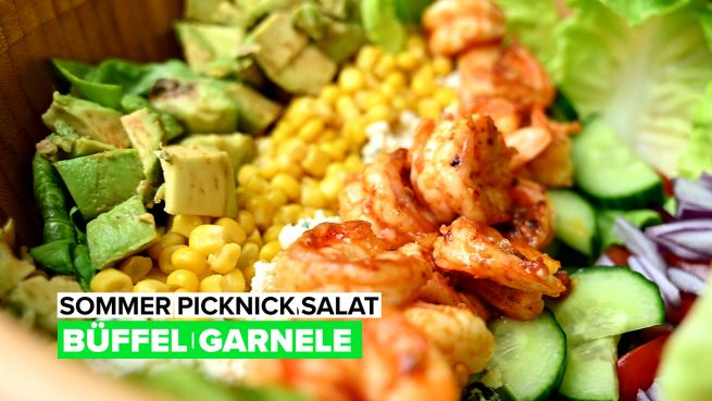 go to Sommer Picknick Salate: Büffel-Garnele