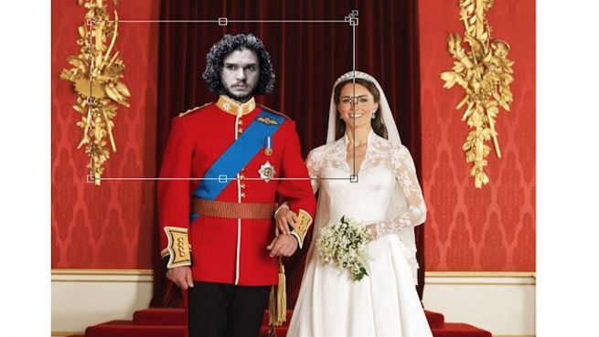 go to Promi-Photoshop: Jon Snow als moderner König